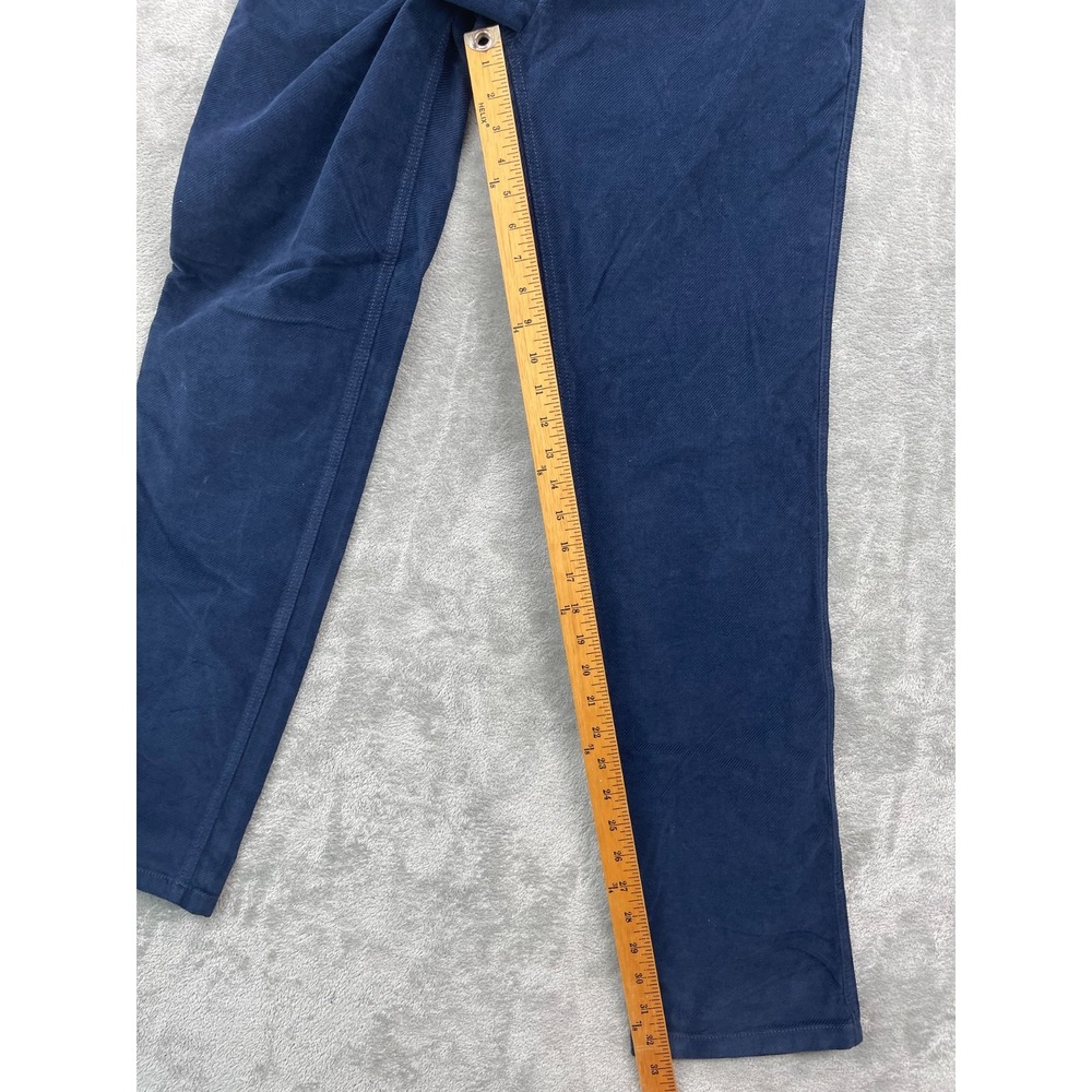 NWT ROWM Men's Corduroy Pants 34x34 (Real 34x33) Navy Comfy Casual‎ Office Work - Picture 4 of 12